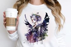 Watercolor Gothic Fairie PNG Clipart Product Image 2