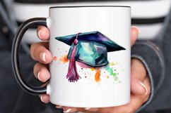 Watercolor Graduate Flower PNG Clipart Product Image 2