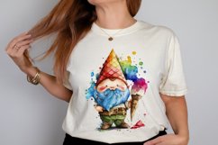 Watercolor Cute Gnome Autism PNG Clipart Product Image 2