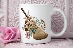 Watercolor Floral Brooms PNG Clipart Product Image 2