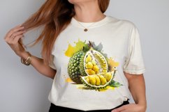 Watercolor Durian PNG Clipart Product Image 2