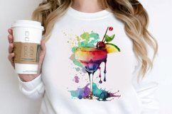 Watercolor Cocktail PNG Clipart Product Image 2