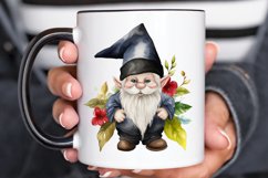 Watercolor Gnome Graduate PNG Clipart Product Image 2