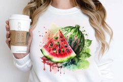 Watercolor Watermelon PNG Clipart Product Image 2