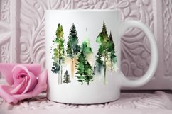 Watercolor Forest PNG Clipart Product Image 2