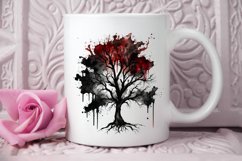 Watercolor Gothic Trees PNG Clipart Product Image 2
