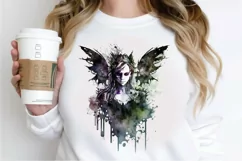 Watercolor Gothic Fairie PNG Clipart Product Image 2