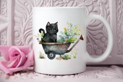 Watercolor Cute Wheelbarrows PNG Clipart Product Image 2