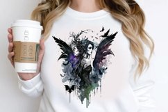 Watercolor Gothic Fairie PNG Clipart Product Image 2