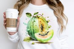 Watercolor Honeydew PNG Clipart Product Image 2