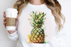 Watercolor Pineapple PNG Clipart Product Image 2