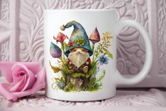Watercolor easter bunny Gnome PNG Clipart Product Image 2