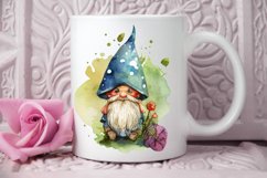 Watercolor Mushrooms Gnome PNG Clipart Product Image 2