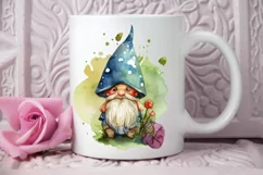 Watercolor Mushrooms Gnome PNG Clipart Product Image 2