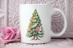 Watercolor Fairy Christmas Trees PNG Clipart Product Image 2