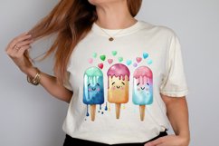 Watercolor Cute Ice Cream PNG Clipart Product Image 2