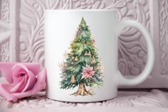 Watercolor Fairy Christmas Trees PNG Clipart Product Image 2