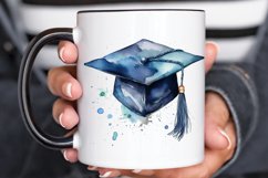 Watercolor Graduate Flower PNG Clipart Product Image 2