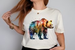 Watercolor Bear PNG Clipart Product Image 2