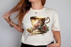 Watercolor Vintage Coffee Cup PNG Clipart Product Image 2