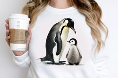 Mom and Baby Penguin PNG Clipart Product Image 2