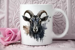 Watercolor Gothic Animal PNG Clipart Product Image 2
