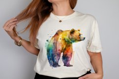 Watercolor Bear PNG Clipart Product Image 2