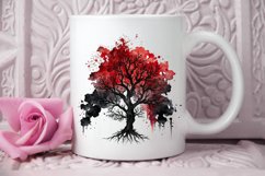 Watercolor Gothic Trees PNG Clipart Product Image 2
