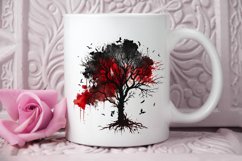 Watercolor Gothic Trees PNG Clipart Product Image 2
