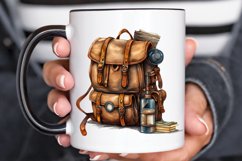 Vintage Backpack PNG Clipart Product Image 2