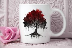Watercolor Gothic Trees PNG Clipart Product Image 2