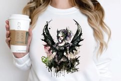 Watercolor Gothic Fairie PNG Clipart Product Image 2