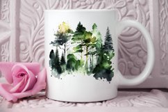 Watercolor Forest PNG Clipart Product Image 2