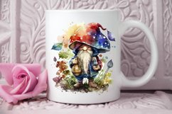 Watercolor Mushrooms Gnome PNG Clipart Product Image 2