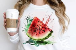 Watercolor Watermelon PNG Clipart Product Image 2