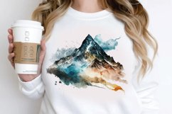 Watercolor Mountain PNG Clipart Product Image 2