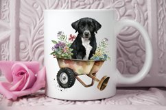 Watercolor Cute Wheelbarrows PNG Clipart Product Image 2