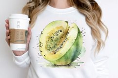 Watercolor Honeydew PNG Clipart Product Image 2