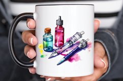 Watercolor Nurse Supplies PNG Clipart Product Image 2