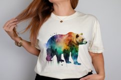 Watercolor Bear PNG Clipart Product Image 2