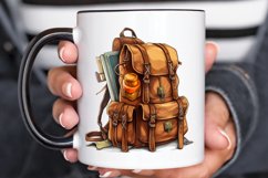 Vintage Backpack PNG Clipart Product Image 2