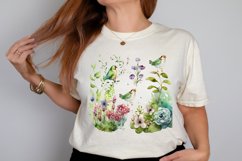 Watercolor Spring Garden PNG Clipart Product Image 2