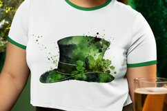 Watercolor Green Hat St.Patrick&#039;s Day PNG Clipart Product Image 2