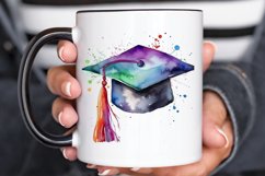 Watercolor Graduate Flower PNG Clipart Product Image 2