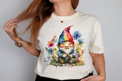 Watercolor Cute Gnome Autism PNG Clipart Product Image 2