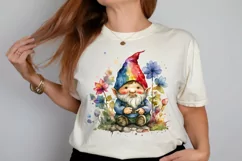 Watercolor Cute Gnome Autism PNG Clipart Product Image 2
