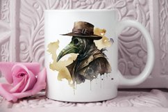 Watercolor Plague Doctor PNG Clipart Product Image 2