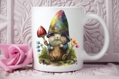 Watercolor easter bunny Gnome PNG Clipart Product Image 2