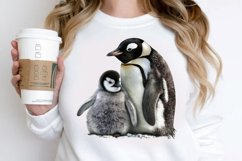 Mom and Baby Penguin PNG Clipart Product Image 2