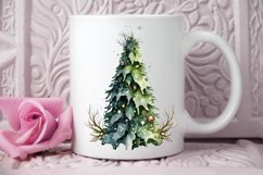 Watercolor Fairy Christmas Trees PNG Clipart Product Image 2
